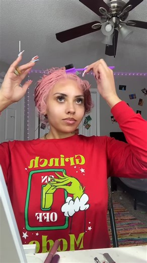 Welcome2MyWorld ☻🌈 on Instagram: "My first REAL wig install 😍😍🎀 and it’s 🔥🔥 thanks to @supernovahairstore ✨ #explorepage✨ #highimenergy #wiginstalls"