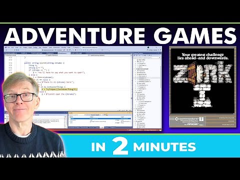 Text Adventure Games Explained (in 2 Minutes)