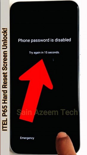 Unlock ITEL P65 Hard Reset Screen Lock Without PC -ITEL P671L Pattern Lock Bypass 2025 100% Working!