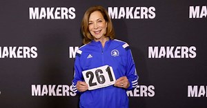 In 1967, Kathrine defied the ban on women to run the Boston Marathon. 50 yrs later, she ran with 13,000 women