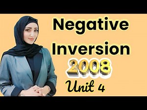 قاعدة Negative Inversion 🫶/ الانقلاب/توجيهي/2008/المنهاج الجديد/Unit 4