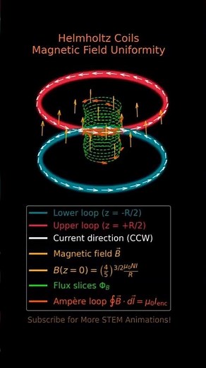 Helmholtz Coil Simulation | Magnetic Field Uniformity & Applications