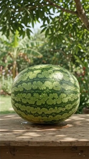 🍉 What’s hiding inside this watermelon?! 😱🌴✨#ai #fypシ゚viral #8millionviews #youtubeshorts #viral