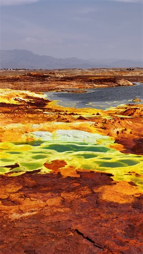 Ryan Shirley on Instagram: "Dallol 🇪🇹 one of the most toxic & deadly places on earth ☠️ located in Ethiopia’s Danakil depression, it’s one of the hottest places on earth. Dallol is home to sulphuric pools which can literally melt skin if you fall in! Would you dare visit? #africa #ethiopia"
