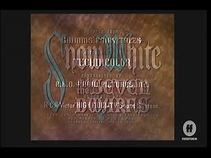 Snow White And The Seven Dwarfs (1937) Intro (Freeform Live TV Channel) 3/26/2022