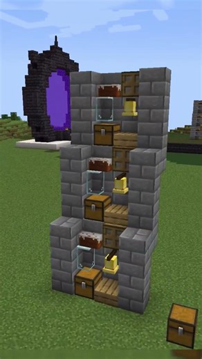 Minecraft 2x Faster Elevator 😱 | Without Redstone | No Mods