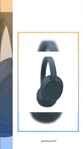 Sony WH-CH720N Noise Cancellation Wireless Bluetooth Over Ear Headphones with Mic, Up to 50Hrs Ba...