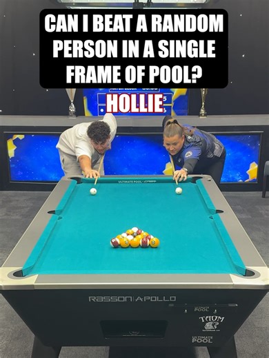 Can I Beat a Random Pool Player? Hollie's Challenge