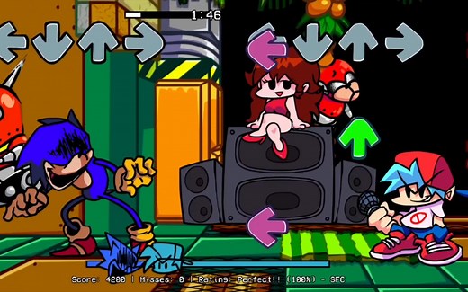 (FNF)优质模组SUPER SONIC SMACKDOWN (WAVE 1)