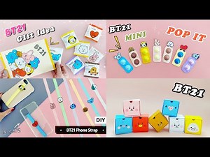 BTS BT21 DIY / BT21 Origami / bts折り紙 / BTS BT21 Crafts