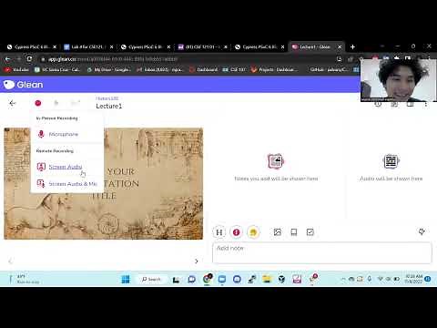 Glean Note Taking Tutorial