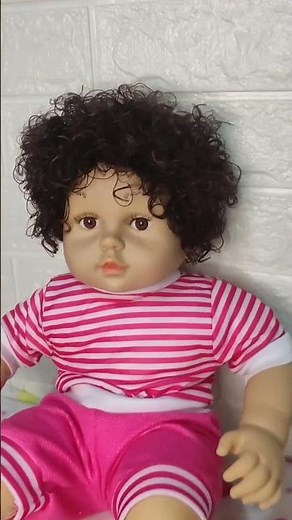 Cute Baby Doll in Pink Dress 👶💖 | Realistic Doll Toy for Kids | Talking & Soft Body Doll