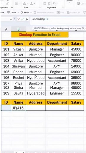How to use XLOOKUP Function in MS Excel | XLOOKUP Formula in Excel