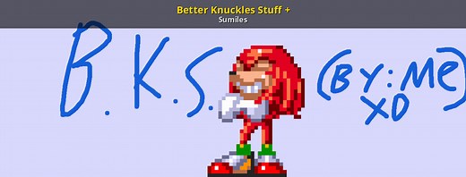 Better Knuckles Stuff   Mod for Sonic 3 A.I.R. | S3AIR Mods