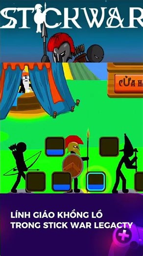 Giant spearmen in Stick War legacy #gameplay #games #stickwar #stickwarlegacy #gameplay