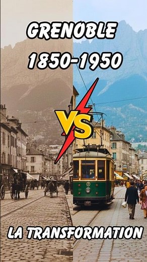 Comment Grenoble s'est transformée en un siècle — Images jamais vues #documentary #france