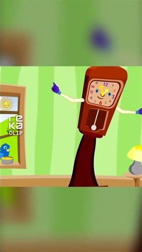 The clock struck one. The mouse ran down. #babysongs #childrensongs #forkids