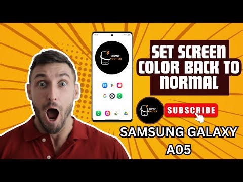 How to Fix Screen Color and Restore Normal Display on Samsung Galaxy A05 | Easy Guide!