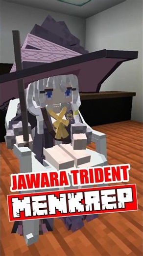 How to Make Your Waifu Throw Tridents at Drowned! [ Minecraft Touhou Little Maid Shorts ]