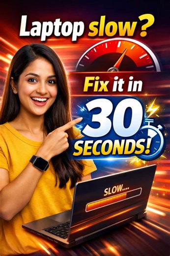 laptop slow? fix it in 30 second! / #laptop #slow #fix #tech #computer #computerproblems #repair