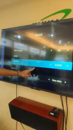 How to set up the sound on TV for Pyle PT694BT