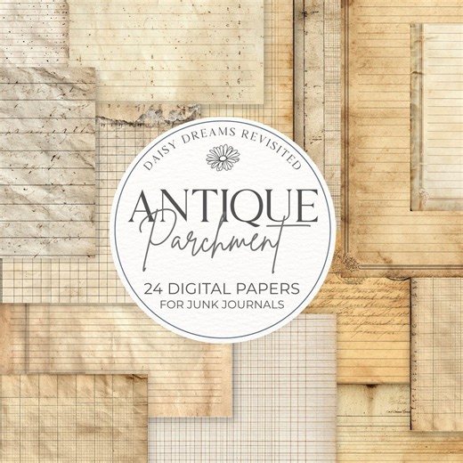 Antique Parchment Digital Paper Pack, Vintage Neutral Backgrounds, Junk Journal Papers (digital Download) - Etsy