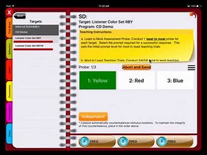 Conditional Discrimination 3: Taking Data and Counterbalancing