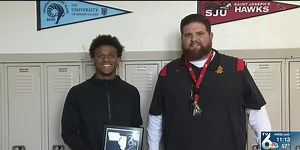 Rock Island football star Quonterrion Brooks wins TV6 Spotlight Athlete of the Week