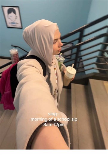 lil morning vlog as an elementary school speech language pathologist 8am-12pm with timestamps 🫧🌈🫶🏻🧸☕️🗣️ #elementary #morningvlog #slp