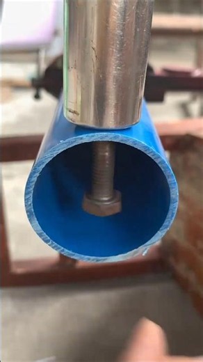 Heavy Duty Pipe Clamp Tool Strong Tight Fitting DIY Build #pipeclamp #tool #tips #shortsfeed