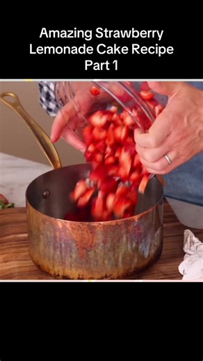 Amazing Strawberry Lemonade Cake Recipe #foryour #virall #fyp #cookies #cakes