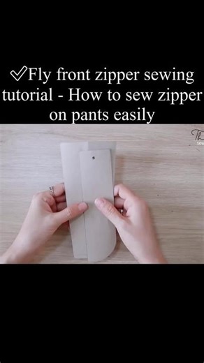 ✅Fly front zipper sewing tutorial - How to sew zipper on pants easily sewing,sew,diy,do it yourself,diy clothes,how to sew,sewing tutorial,clothes diy tutorial,diy projects,sewing projects,learn to sew,diy fashion,thuy sewing,how to make,making clothes,sewing techniques for beginners,sewing tips,sewing tricks,sewing tips and tricks,sewing hacks,cutting and stitching,how to sew fly front zipper,zipper on pants,zipper sewing tutorial