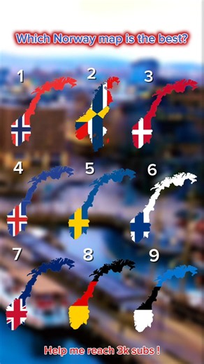 Which Norway map is the best? 🇳🇴 #norway #fyp #map #mapping