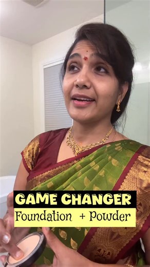 NaveenaCV on Instagram: "🌸Game changer🌸| Foundation + Powder | Studio fix"