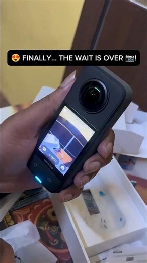 Insta 360 X3 Unboxing Video 📷 | Best moto vlogging camera ❤️ #insta360 #motovlog #rider #fyp #bike