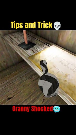 Granny chapter-1 Tips & tricks🔥🥶#shortvideo #horrorgaming #granny2 #grannygameplay🔥🥶