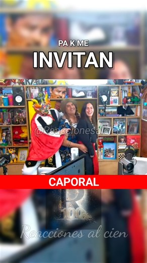 Radio Activa/Pa k me invitan. Rosario Bravo y Pelo Verde. Caporal #humorchileno #reaccionesalcien