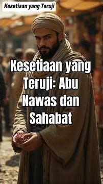 Kesetiaan yang Teruji Abu Nawas dan Sahabat #shorts #kisah