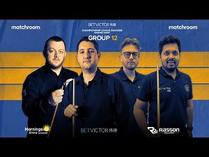 2022 Championship League Snooker | Group 12 Table 2 | LIVE STREAM