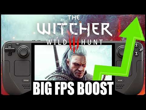 How To BOOST FPS In The Witcher 3 On Steam Deck - EASY INSTALL GUIDE