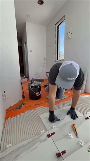 No cracks. No stress. Just DITRA.