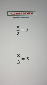 Algebra Review📚 #math | Prof Math Wizard