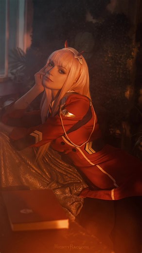 March Zero Two cosplay set 🖤 #cosplay #anime #darlinginthefranxx