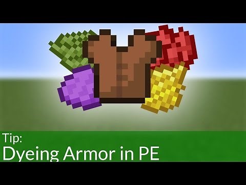 How To Dye Armor in Minecraft Pocket Edition