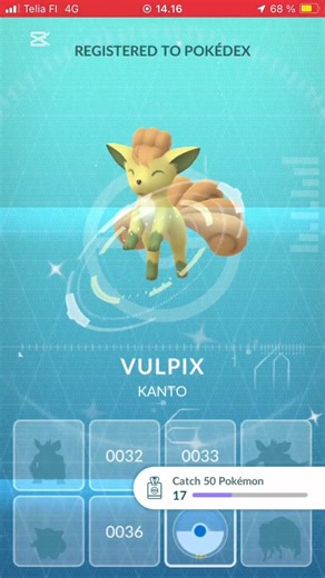 First ever shiny vulpix and alolan vulpix #pokemongo