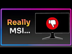 I'm Disappointed... - MSI G255F Review