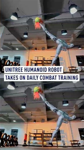 Unitree Humanoid Robot Takes on Daily Combat Training