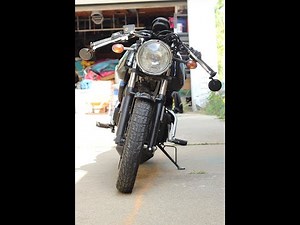 2003 Buell Blast cafe racer Clubman handlebars install