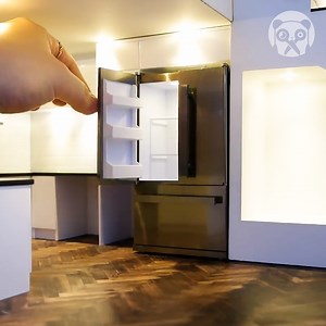 42K views · 558 reactions | How to make miniature refrigerator | Crafty Panda | Facebook