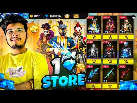 Free Fire | New Exclusive Bundle & Store For Noob To Pro😍 | everything in 9999 💎 - garena freefire
